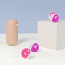 60pcs Interactive Pet Toys with Bell Cat Plastic Kitten Rattle Scratch Ball