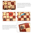 2 in 1 International Chess Checkers Set, Magnetic Chess Pieces Board Game