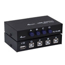 Metal Usb 2.0 4 Ports Share Switch Switcher Selector Box Hub Sharing Switch G2Z8