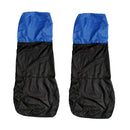 2 Universal CAR/VAN WATERPROOF Nylon BLUE / BLACK FRONT SEAT COVERS / PROTE