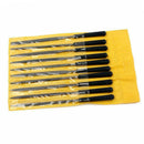10Pcs Diamond Needle File Set 5.5 Inch Total Length Diamond File for Guitar