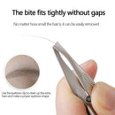 Stainless Steel Eyebrow Light Tweezer Hair Removal Makeup Eyelash Tweezers B8J4