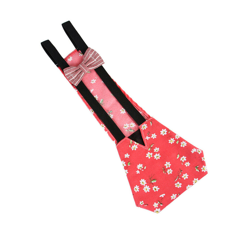 2 Pcs Adjustable V Shape Chicken Duck Poultry Diaper Nappy Farm Clothes - Fabric