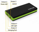 4 USB 2A Power Bank Case Kit 6x18650 Battery Charger DIY Box Case For Cell Phone