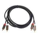 1m 2 RCA to 2 RCA Cable Male to Male Audio Cord for TV Amplifier Soundbox A