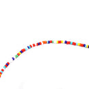 Bohemia Colorful Beads Smile Face Pendant Choker Necklace Clavicle Jewelry Gi JR
