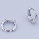 copper Hoops Womens Mens Earrings Set V2J3