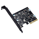 Super Speed Usb 3.1(10Gbps) Pci Express Card Pci-E 2 Port Pci Express Expan