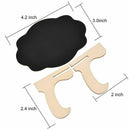 20 Sets Mini Chalkboard Signs Small Blackboard with Wooden Frame Easel for  Y7I1