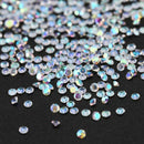 1440Pcs Micro Diamond DIY Nails Rhinestones Crystal Flat Back Non Hotfix Rh X7B5