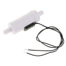 White Inlet Plastic Flow Sensor Magnetic Water Flow Liquid Reed Switch Meter