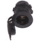 1 Pcs Waterproof 12V Car Black Socket USB Charger Power Adapter Outlet JR