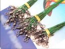 Brand Ritzy 72 Traces Wires Pike Card Swivels Safety Snap Fishing Lures Hoo Bj