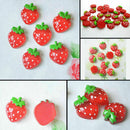 Cute 12pcs Red Strawberry Fruit Flatback Scrapbooking Pendant Phone~DIY V0F D4L5