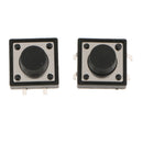 100pcs Tactile Push Button Momentary Switch 4 pin for   / Raspberry Pi