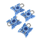 Pack Of 8pcs Window Regulator Sliding Pivot W/ Clips Fits Volvo Models