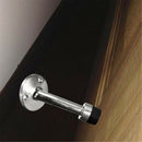 Cylinder Stainless Door Stop Stopper Buffer Wall Mounted Fixed Rubber Tool liau