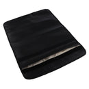Black Leather Faraday Laptop Tablet Case Bag Signal Shield 16.1 x 15.4in