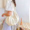 Daisy Flower Women Crossbody Bags Canvas Portable Reusable Large Capacity Daily