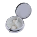 Portable Metal Pill Box Medicine Organizer Storage Container Folding Pill Case U