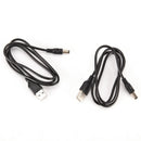 2pcs USB to DC5.5 * 2.1mm Power Cord USB to DC5.5 DC Cable Copper Charging LinME