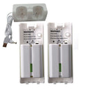 Premium Dual Charging Station with LED Light Plus 2 High Capacity Rechargab