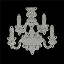 Candle Chandelier Metal Cutting Dies For Scrapbooking Card Craft Deco Z