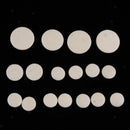 17pcs White Clarinet Mats For Replacement Parts For Wind Instruments