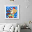 5D DIY Special Shaped Diamond Painting Christmas Elk Embroidery Mosaic Kits