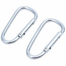 Carabiner Spring Clip Snap Clasp Hook 45mm Carabina Keychain Camping,20pcs  K9P8