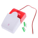 1Pc Mini Strobe Wired Siren Indicator Light Sound Alarm Lamp Flashing Light Ew