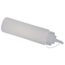 White plastic bottle dispenser Compression Sauce - 24 oz Z3C9
