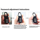 Anti-theft Combination Travel Suitcase Luggage Padlock Digit Push Password  N2T8