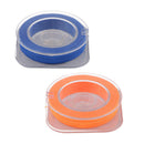 2pcs Fishing Rod Guides Fixing Line Eye Rings Wrapping Thread Blue,Orange