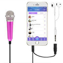 Mini Condenser Microphone with 3.5mm Plug Mobile Phone and Mic Stand