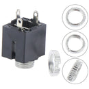10Pcs PJ301M Female Audio Connector 3 Pin DIP Stereo Headphone Jack With FT