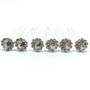 10 Diamante Rhinestones Bridal Wedding Prom Women Hair Pins Clips Fashion J Gn