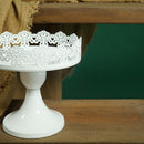 Sweetgo Mini Macaroon Stand 15X15.5Cm White Metal Stand Up Candle Holder Ca