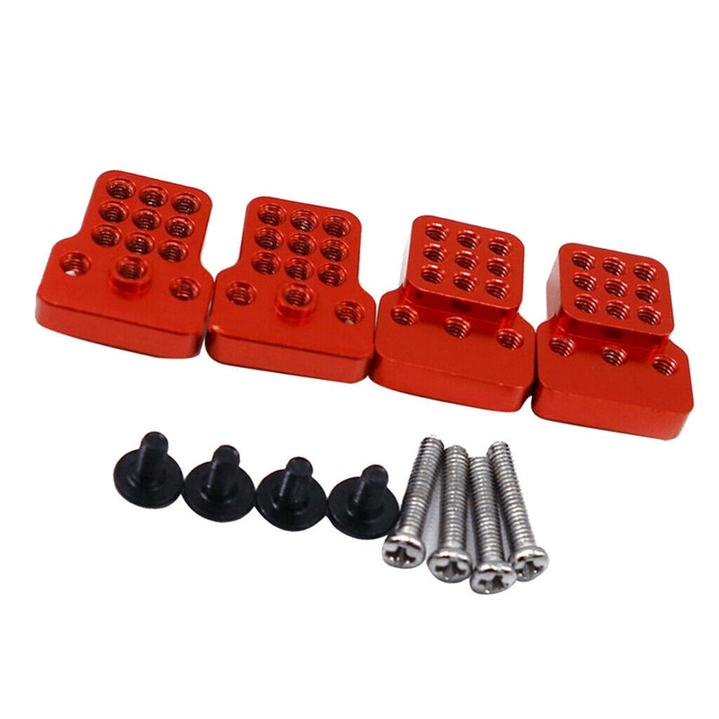 4x Front/Rear Shock Absorber Basket for 1:16 WPL C24 RC Car Upgrade Parts red