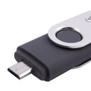 USB Mini Memory Stick 16GB USB 2.0 Memory Flash Drive OTG for Handy PC Gray