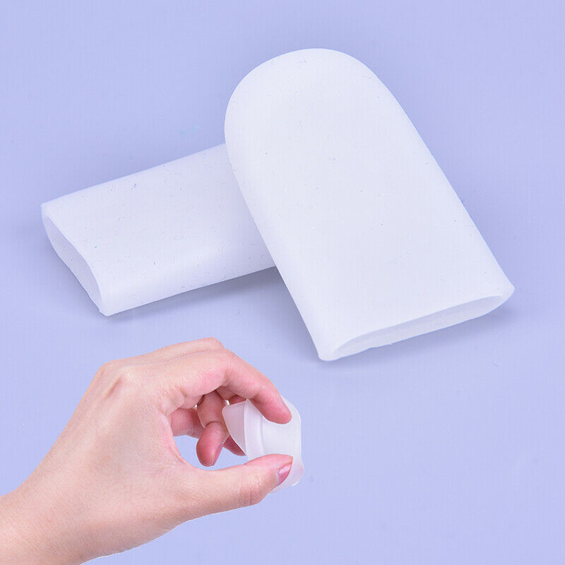 2Pcs Silicone Finger & Toe Protector Foot Pain Relief Guard insole Feet C Kw