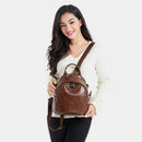 Ladies Backpack Fashion Ladies Shoulder Bag Girls Bag Multi-Function Wild T