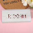 Letters Cutting Dies Carbon Steel Stencil for DIY Scrapbooking (GG0325)