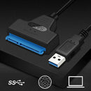 USB 3.0 to SATA7+15pin Hard Disk Cable Converter 2.5 Inches SSD Hard Disk SN9F