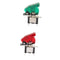 2 Pieces 12V 20A Car SPST Toggle Rocker Switch Control With Green & Red LED