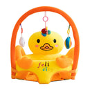 Baby Sofa Support Seat Cover Learning To Sit Plush Chair w/o Filler (Duck) A