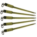 5 Pieces Carp Fishing Connector Stem Setups Tubes PVA Bags Sleeves Angler Alloy