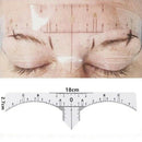 100pcs Reusable Semi Permanent Eyebrow Stencil Makeup Microblading Measure