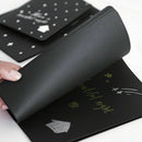 56K Black Paper Graffiti Notebook Sketch Book Diary For Painting Y7I2 Dr No Z9O8