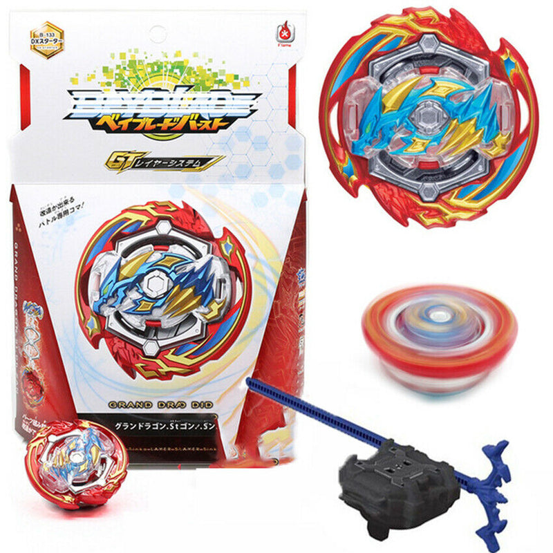 B133-01 Metal Beyblade Burst Battle Tops Gyroscope Attack With Launche Box Toys
